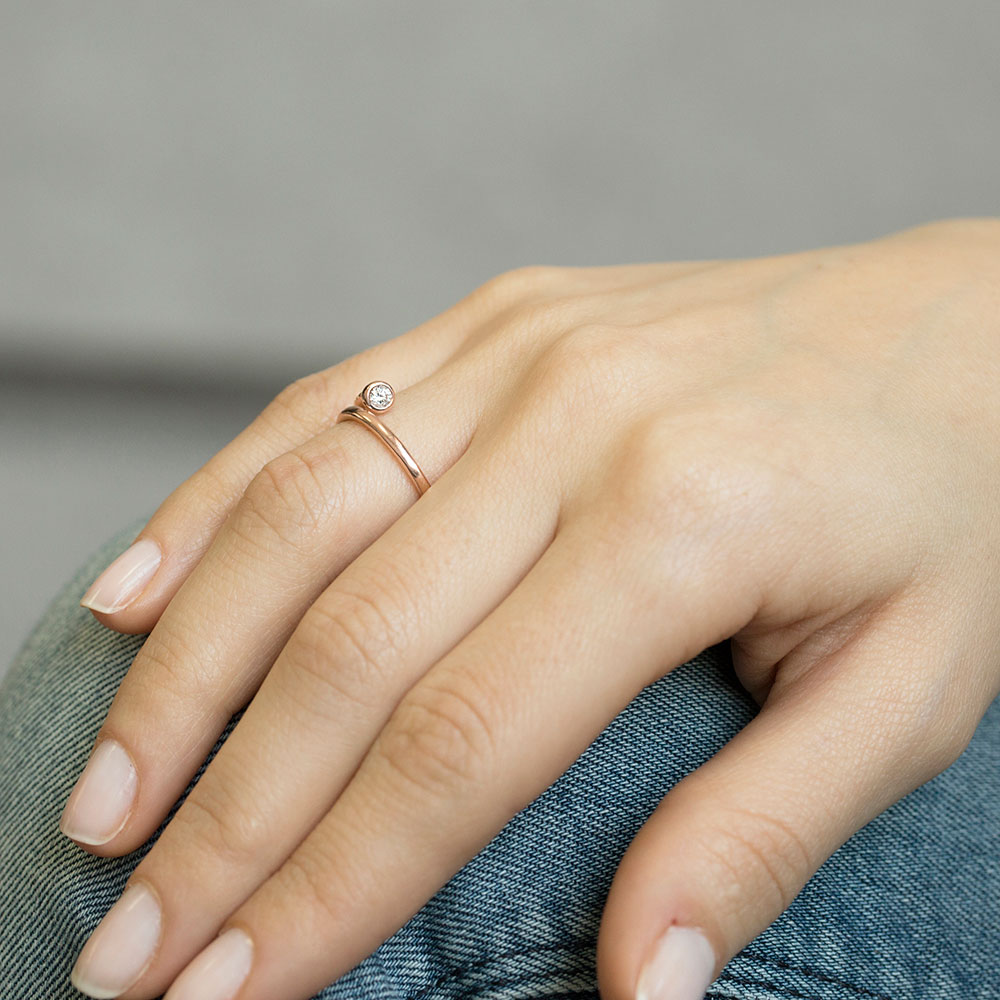 Wholesale Handcrafted Silver Adjustable Nail Ring